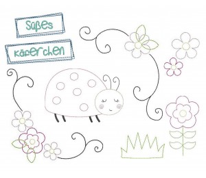 Stickserie - Süßes Käferchen